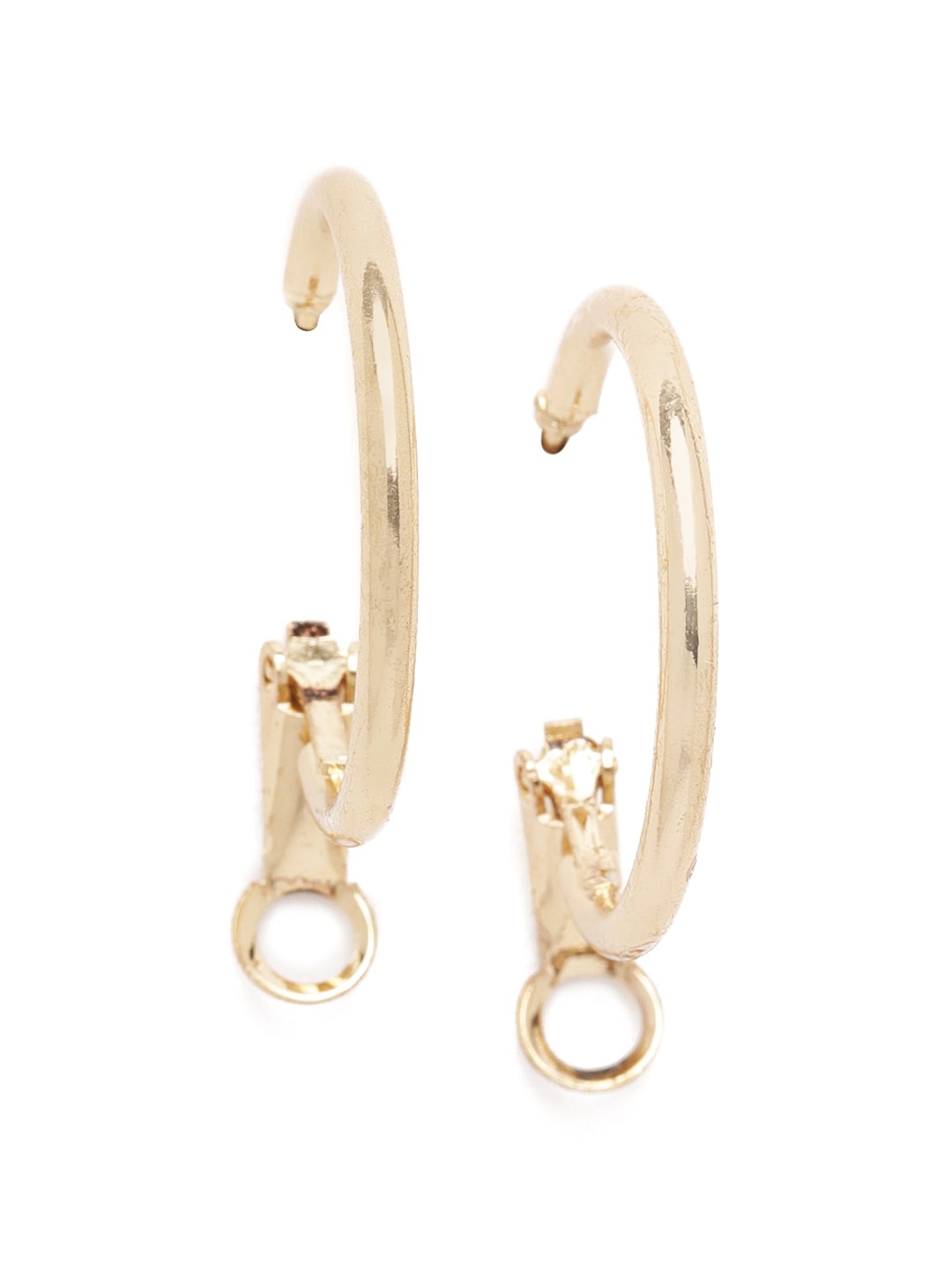 

Accessorize Gold-Toned Circular Drop Earrings