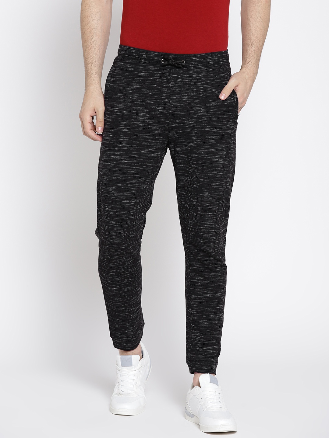 

Allen Solly Sport Men Charcoal Grey Solid Joggers