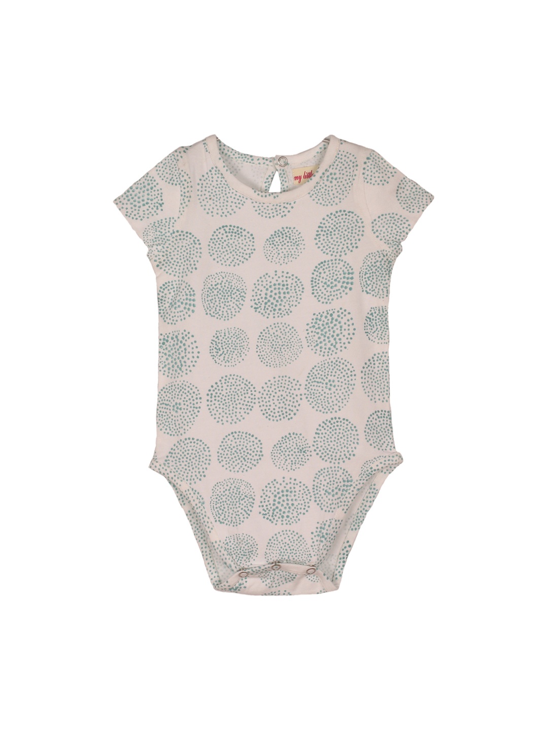 

My Little Lambs Unisex Taupe Printed Bodysuit