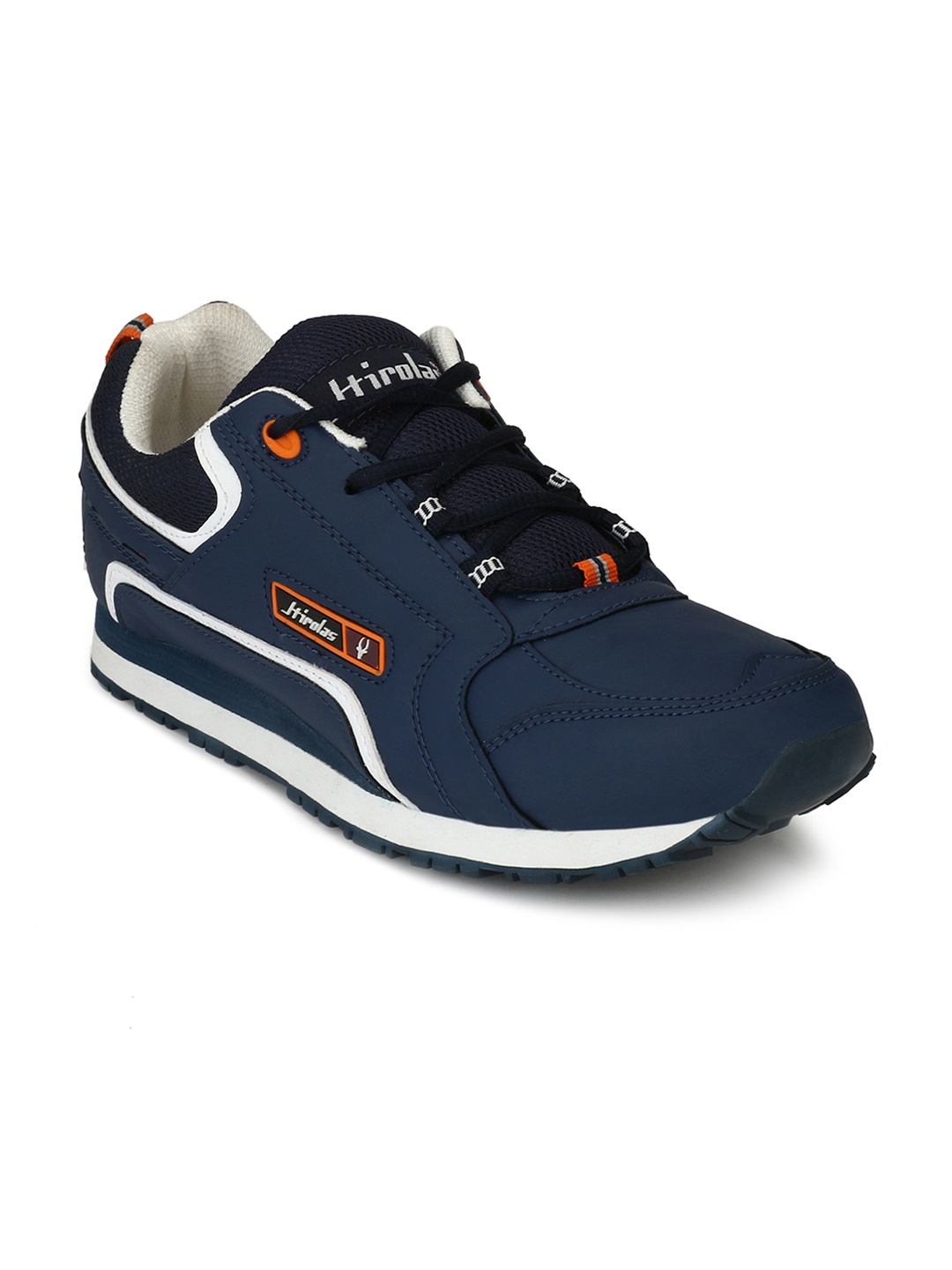 

HIROLAS Men Navy Blue Running Shoes