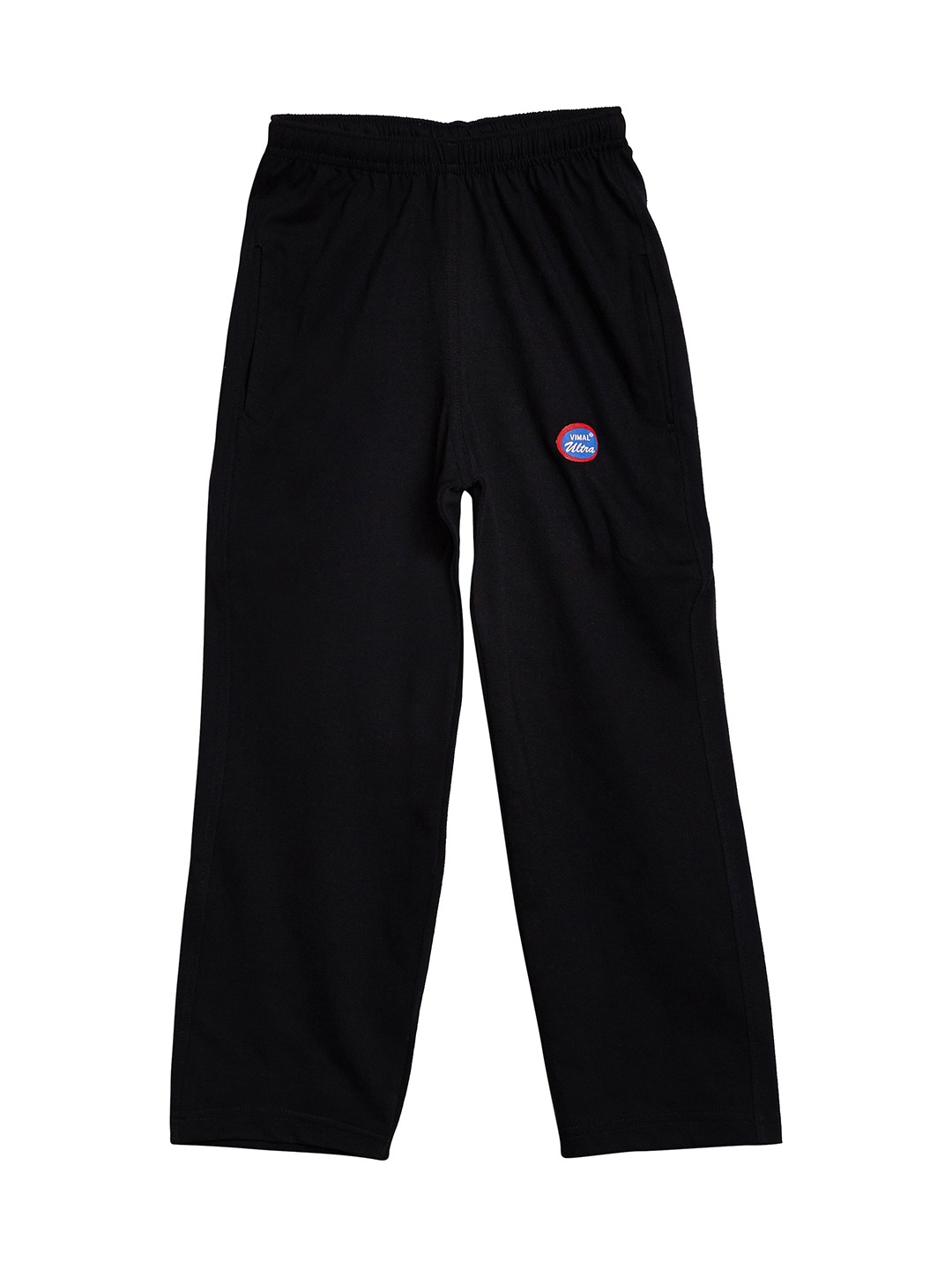 

MACK JONNEY Girls Black Solid Slim Fit Trackpants