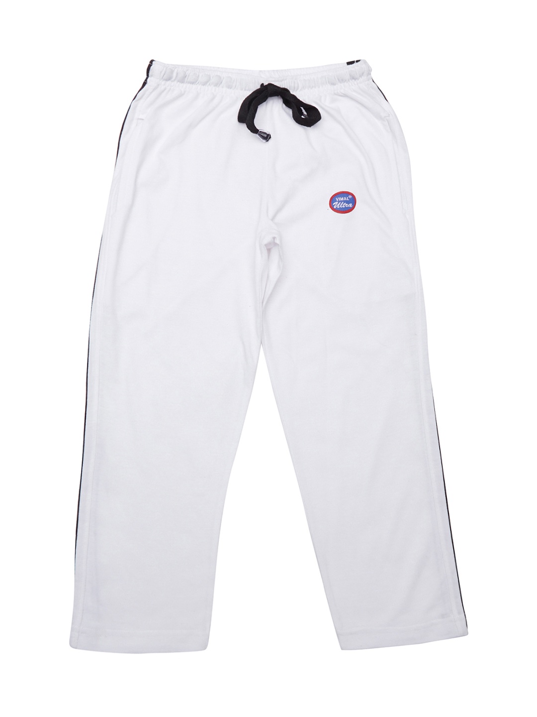 

VIMAL JONNEY Girls White Solid Slim Fit Track Pants