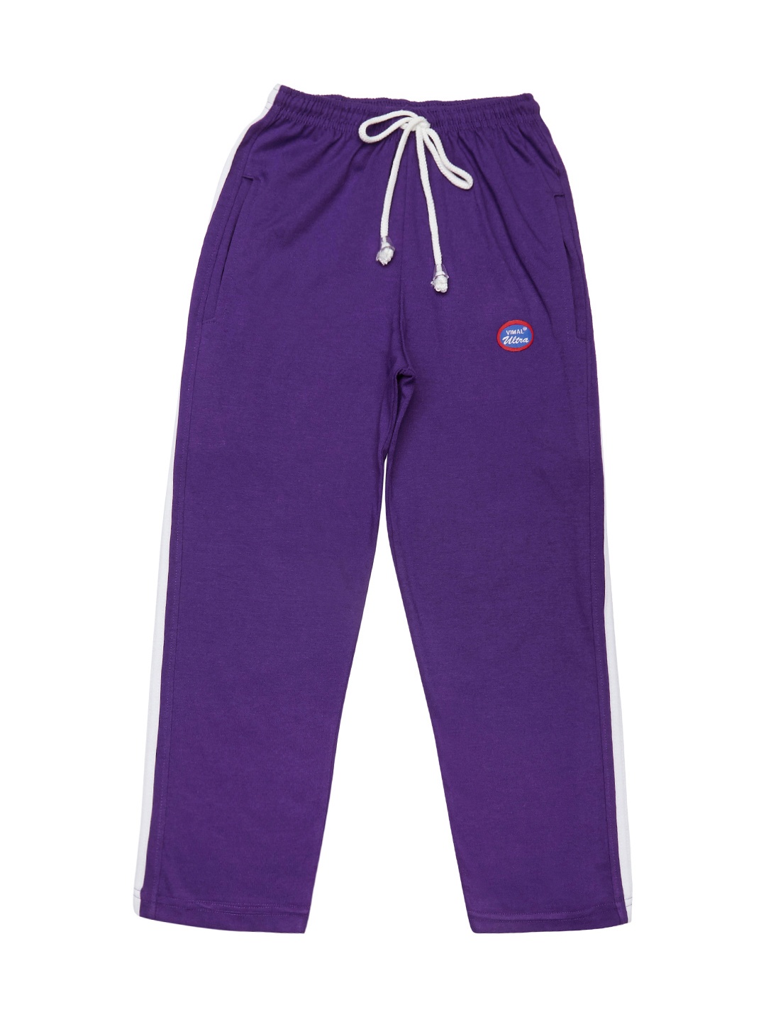 

VIMAL JONNEY Girls Purple Solid Slim Fit Track Pants