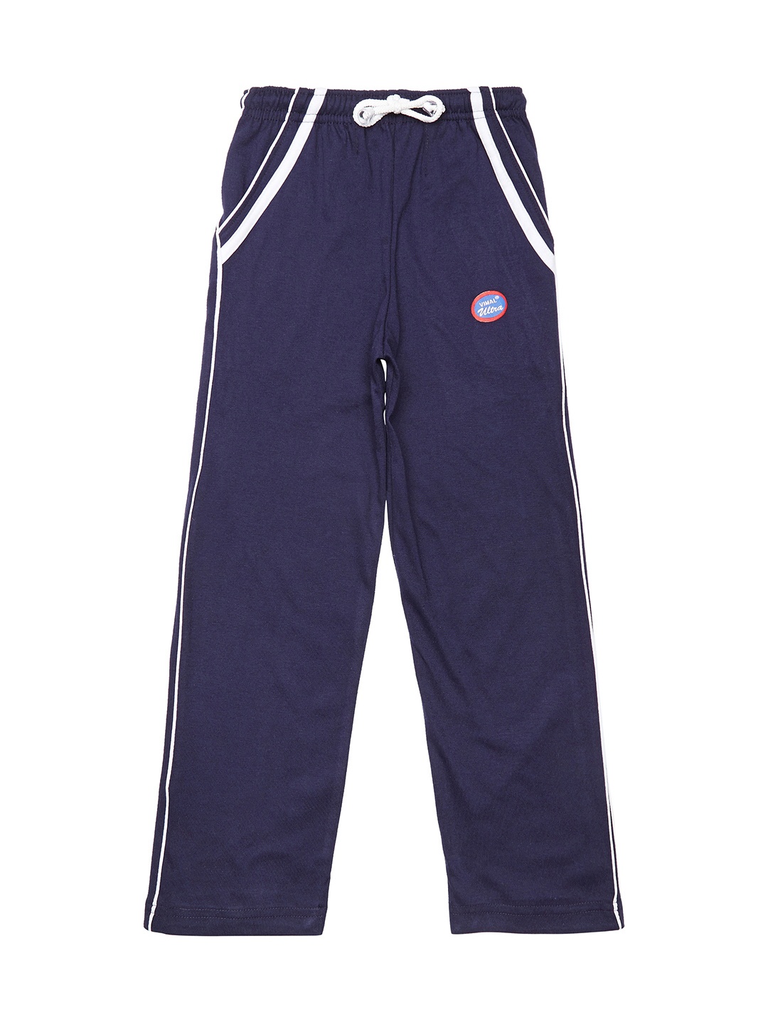 

VIMAL JONNEY Girls Navy Blue Solid Track Pants