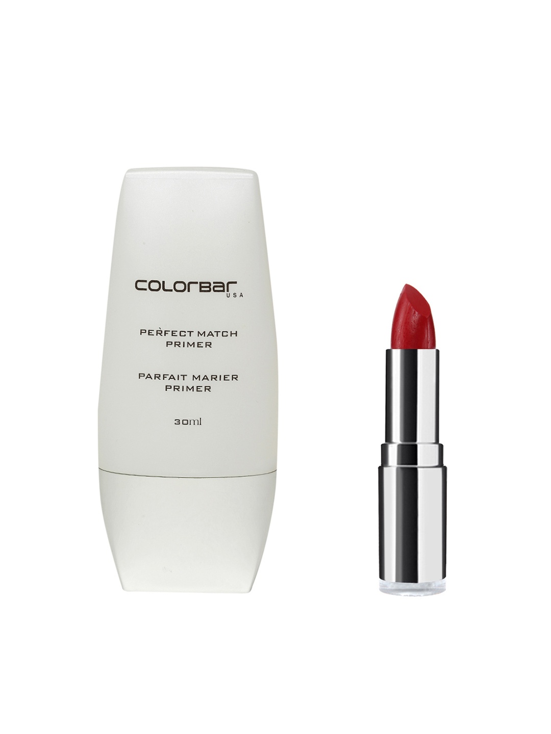 

Colorbar Women Combo Pack of Primer & Lipstick, White