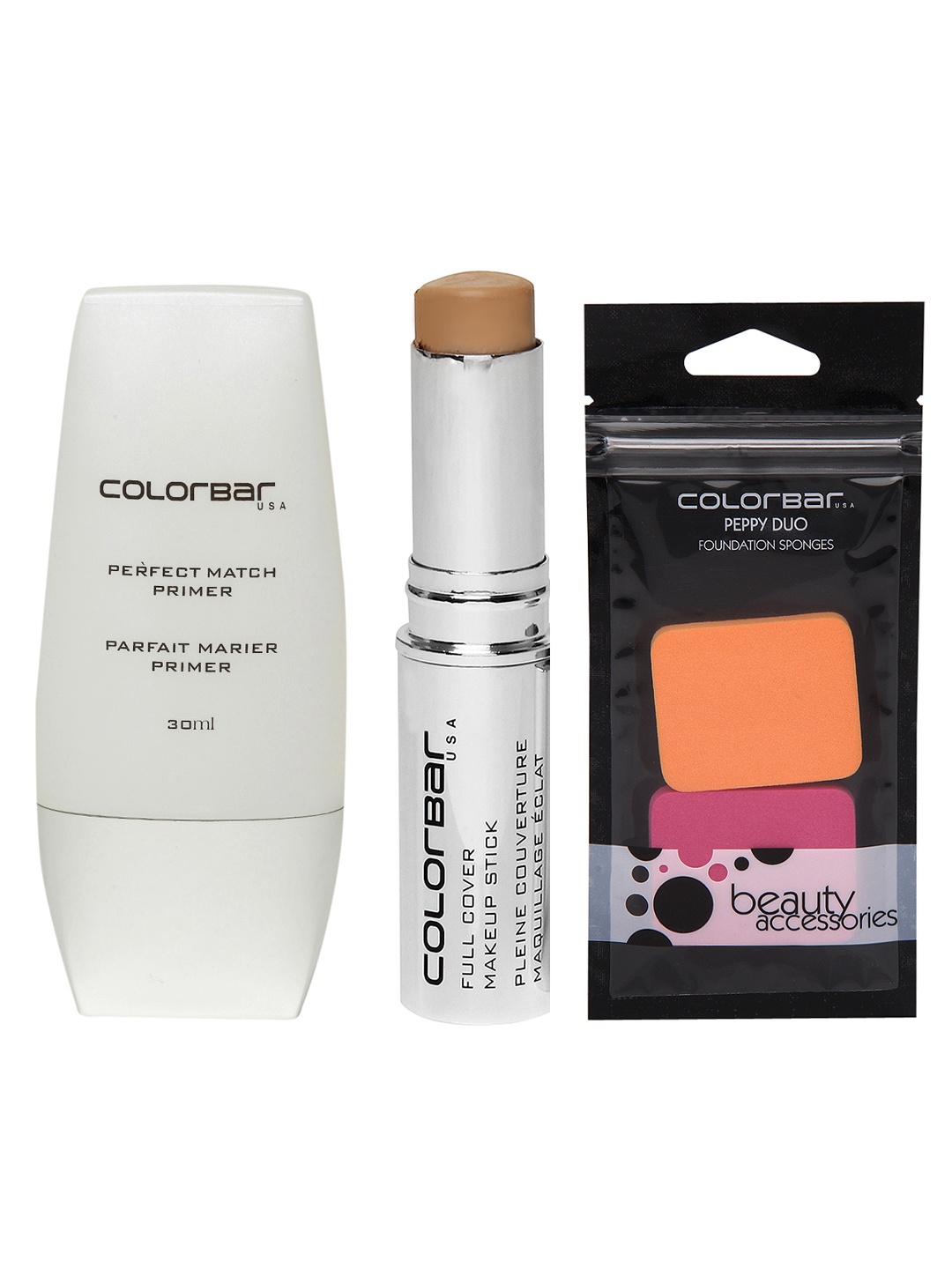 

Colorbar Women Pack of of 3 Beauty Kit, White