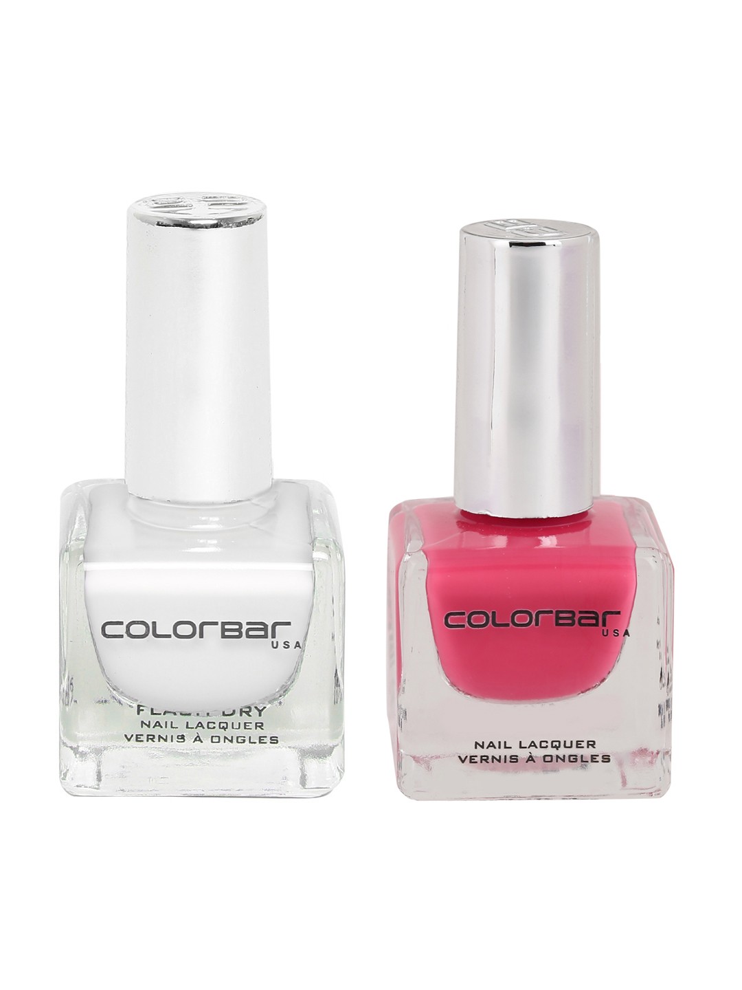 

Colorbar Women Pack of 2 Nail Lacquer, Pink