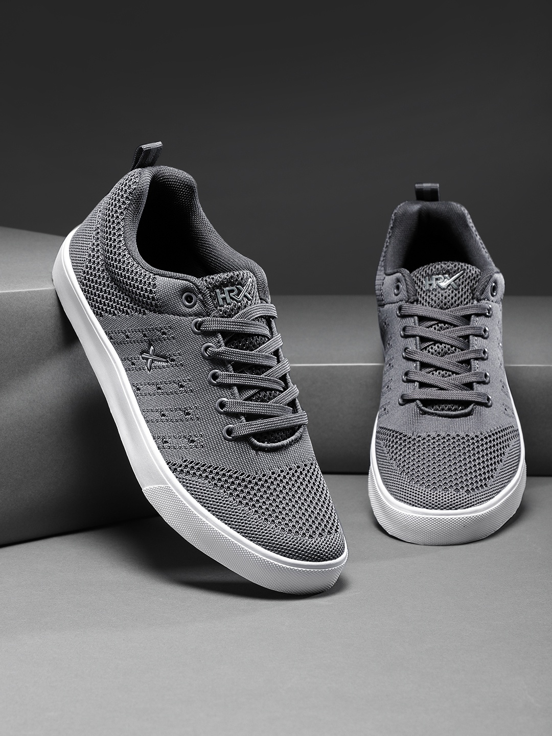 

HRX by Hrithik Roshan Men Grey Fly Sneakers