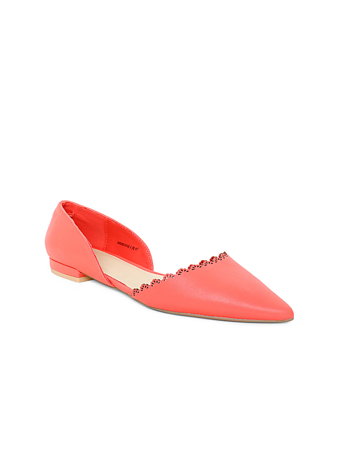 

Allen Solly Women Coral Pink Solid Synthetic Ballerinas