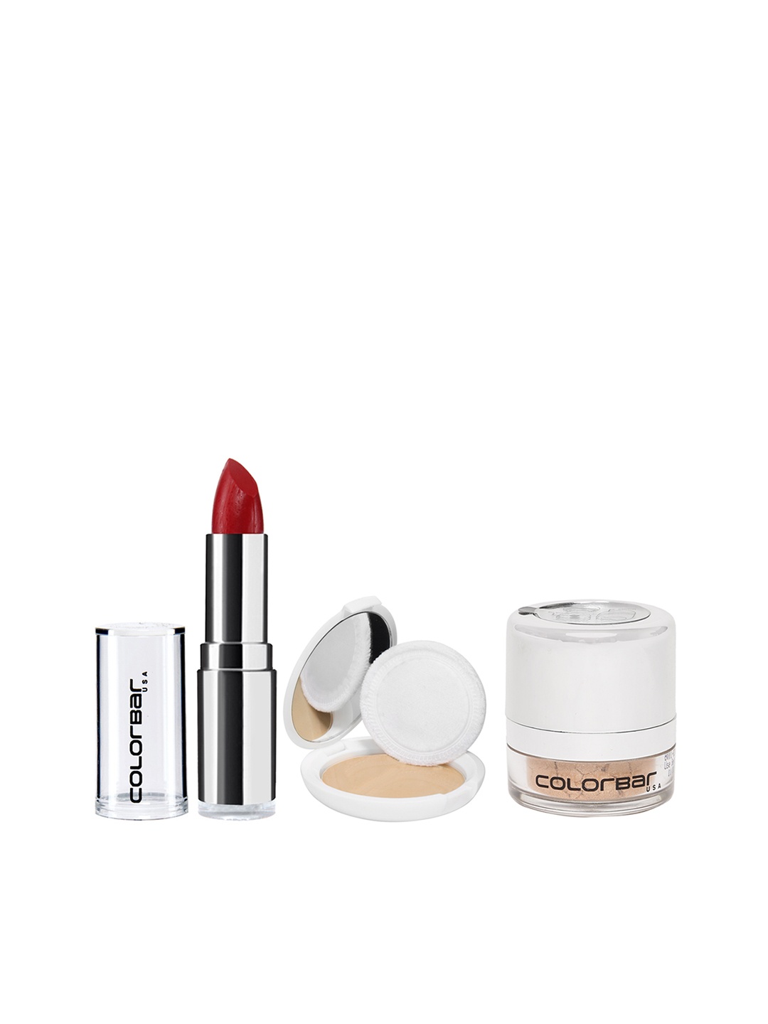 

Colorbar Women Set of 3 Makeup Gift Set, Red