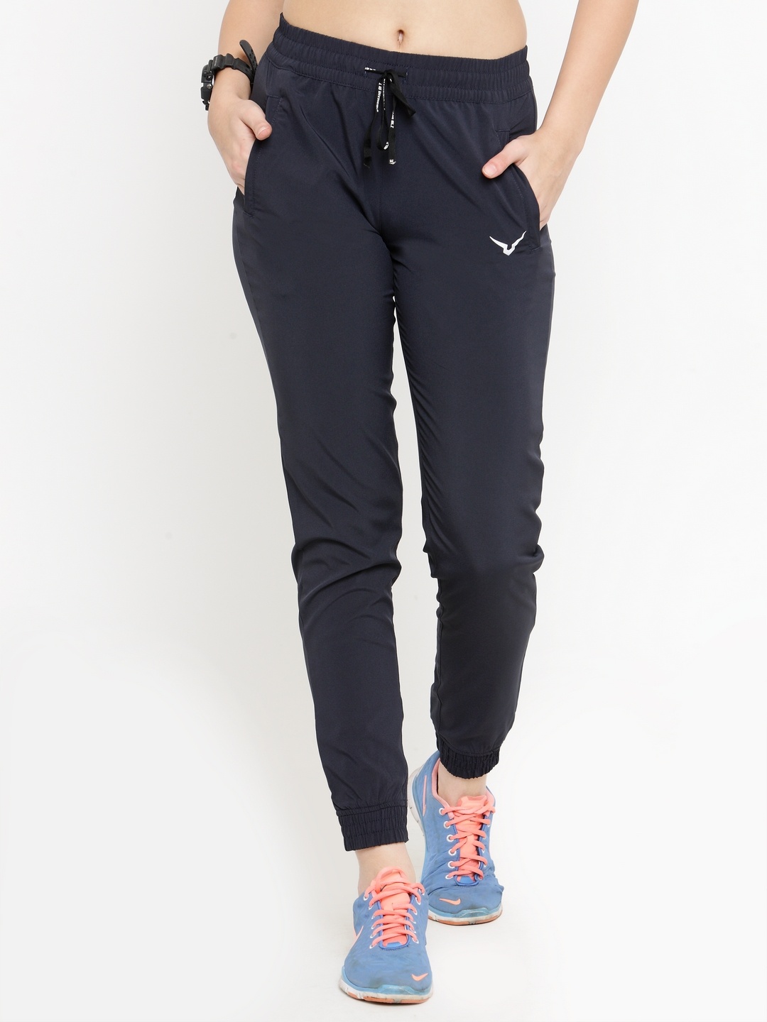 

Invincible Women Feather Weight Stretch Jogger Pants, Navy blue