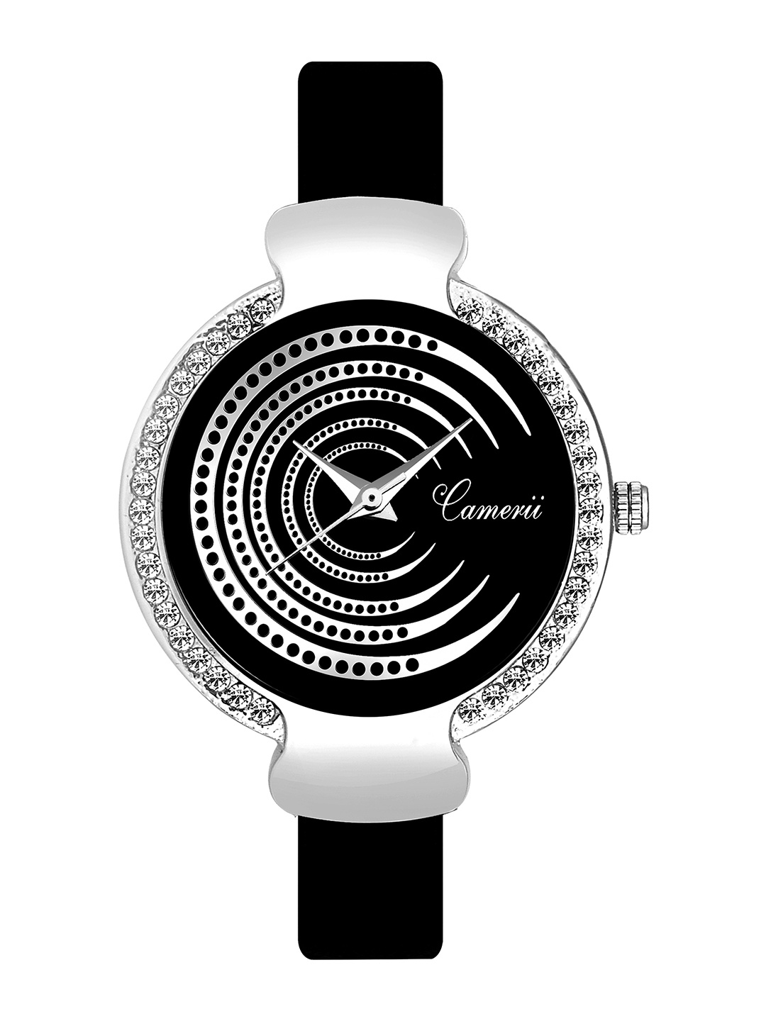 

Camerii Women Black Analogue Watch