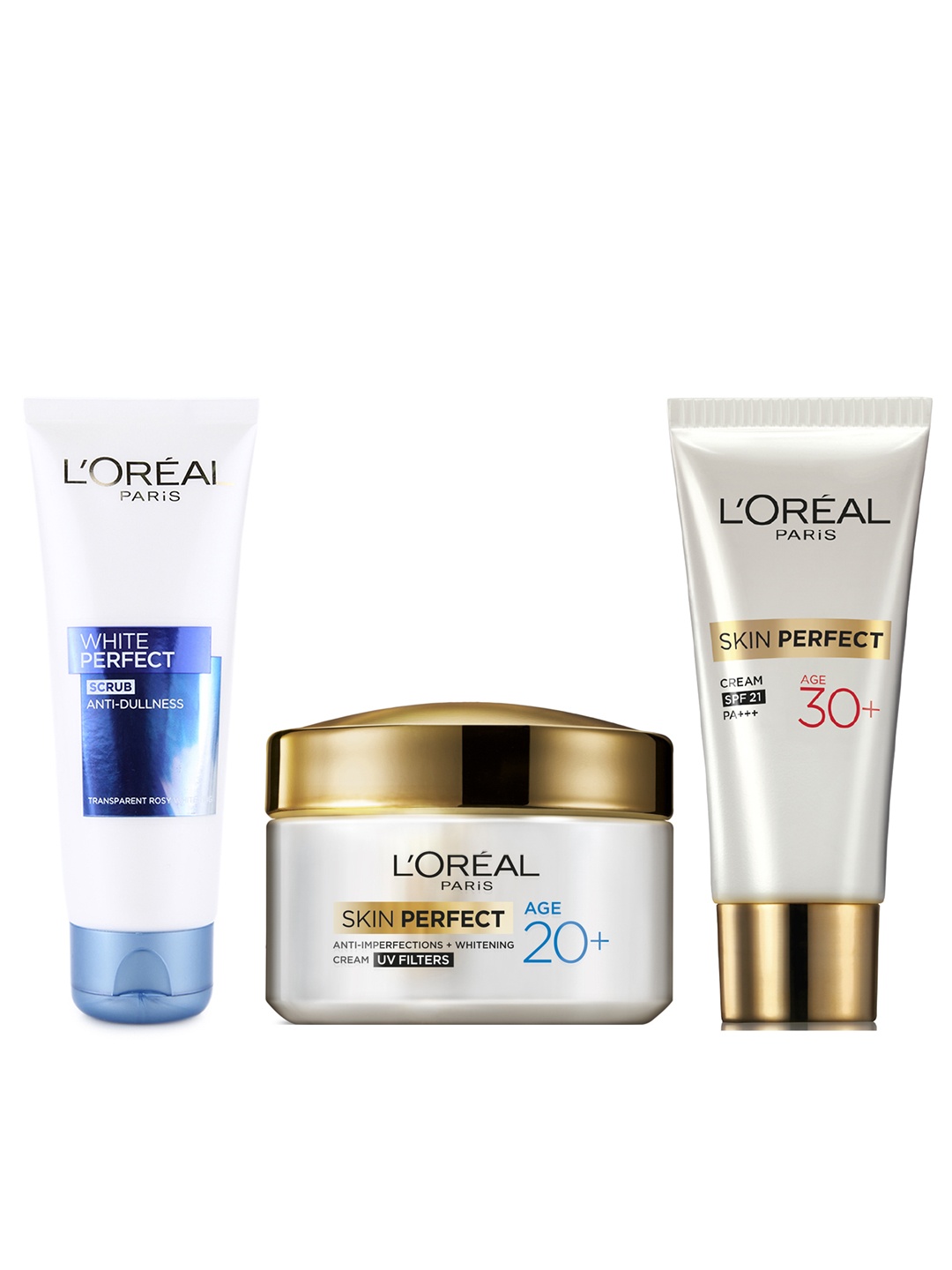 

LOreal Whitening & Day Cream & Scrub Set, Na