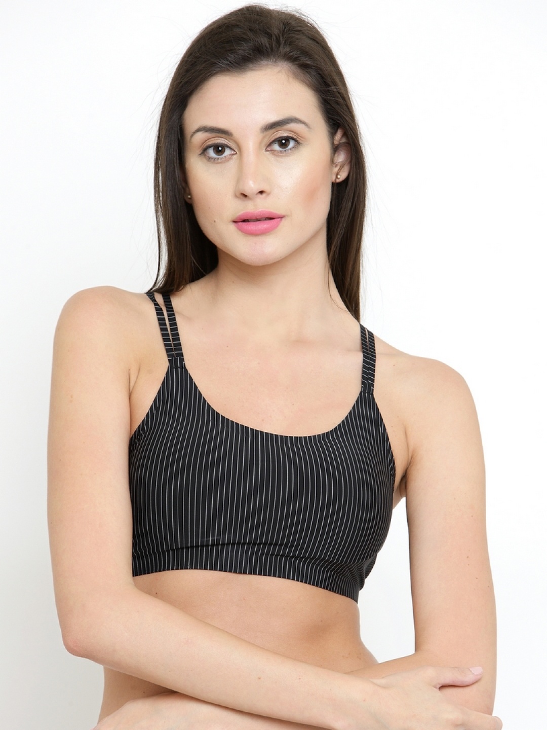

PrettyCat Black Solid Non-Wired Lightly Padded T-shirt Bra PC-SB-5082