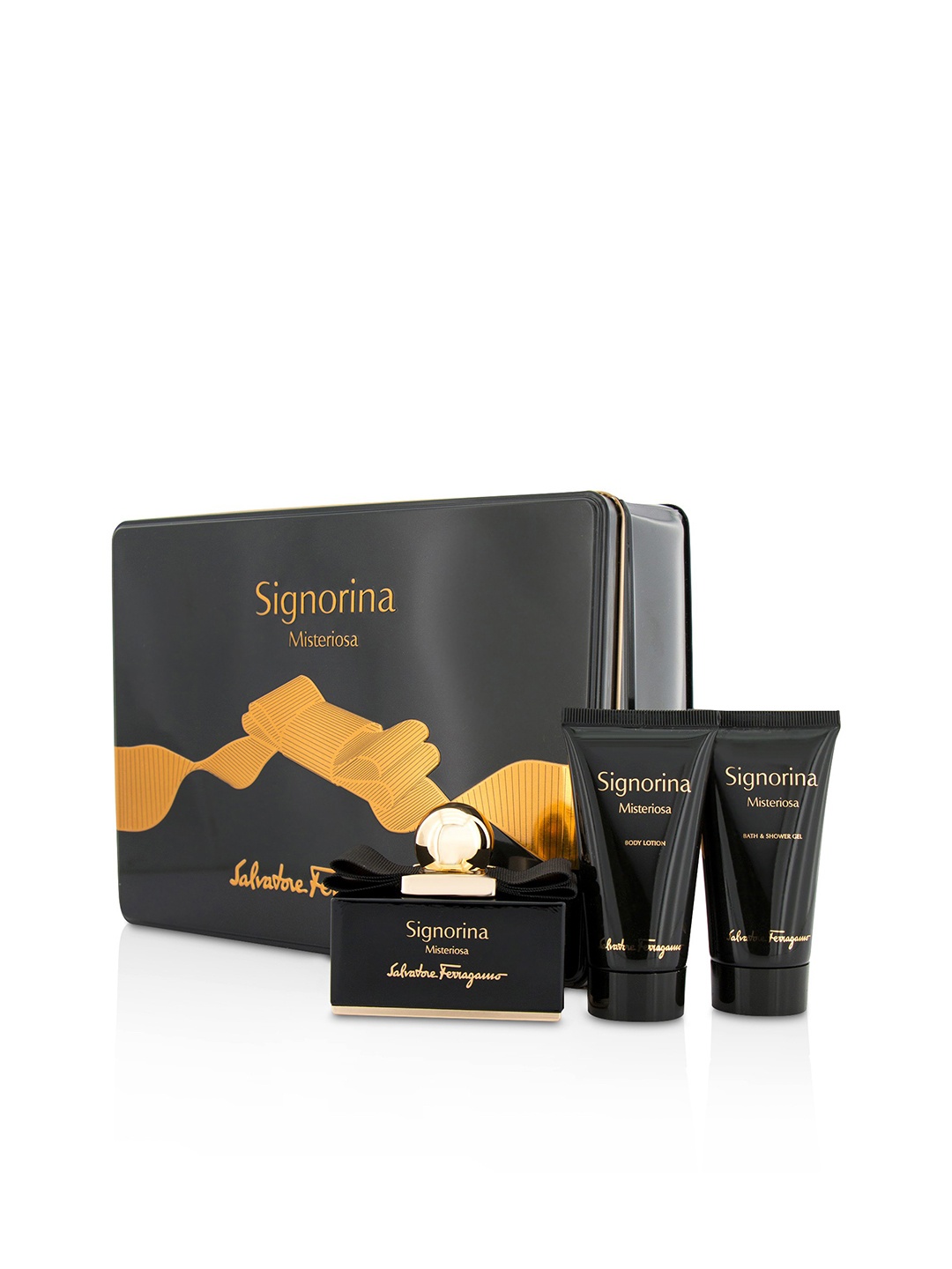 

Salvatore Ferragamo Signorina Misteriosa Gift Set 50 ml each, Black