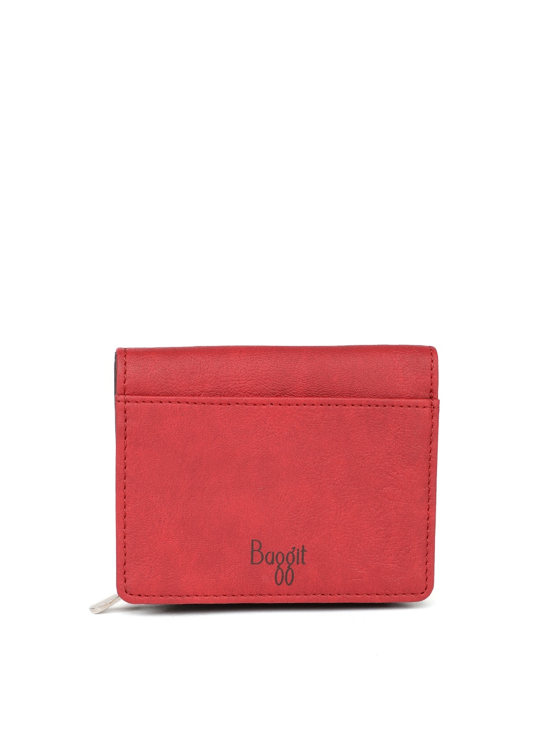 

Baggit Women Red Solid Two Fold Wallet