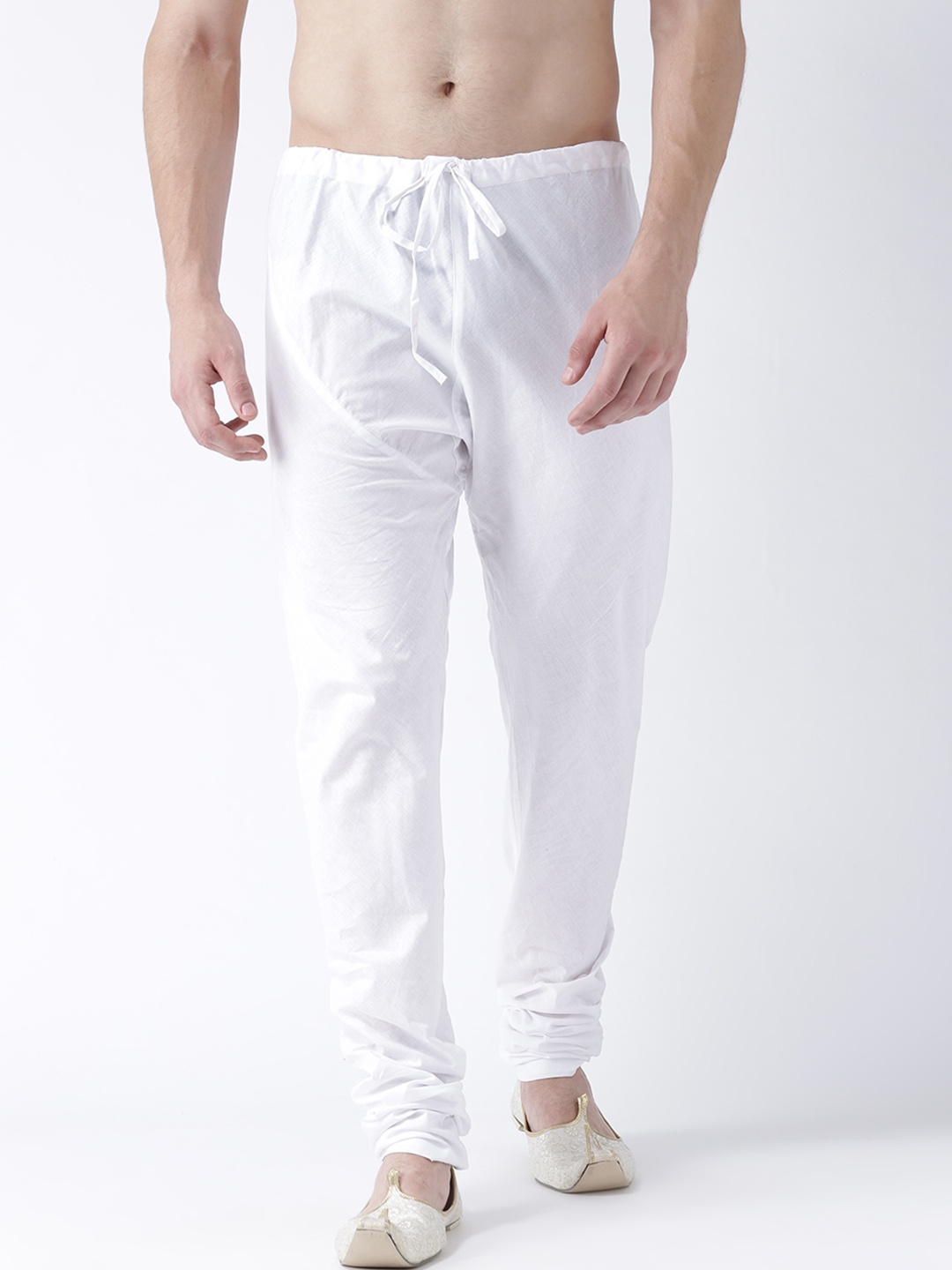 

DEYANN Men White Solid Pyjamas