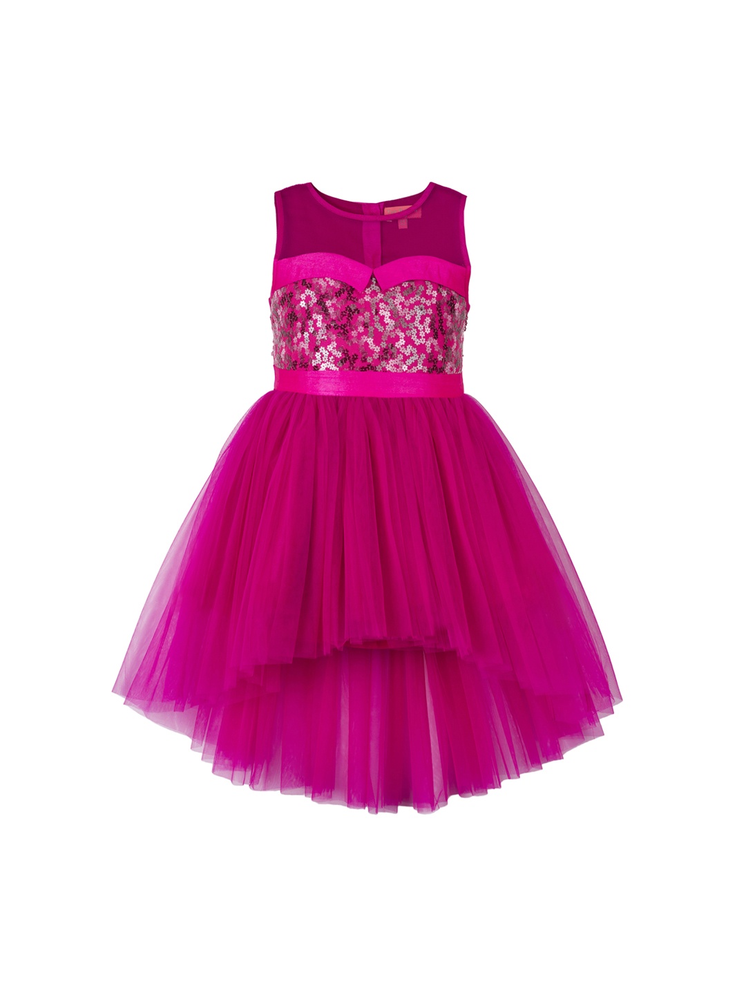 

Toy Balloon kids Girls Pink Embellished Empire Dress