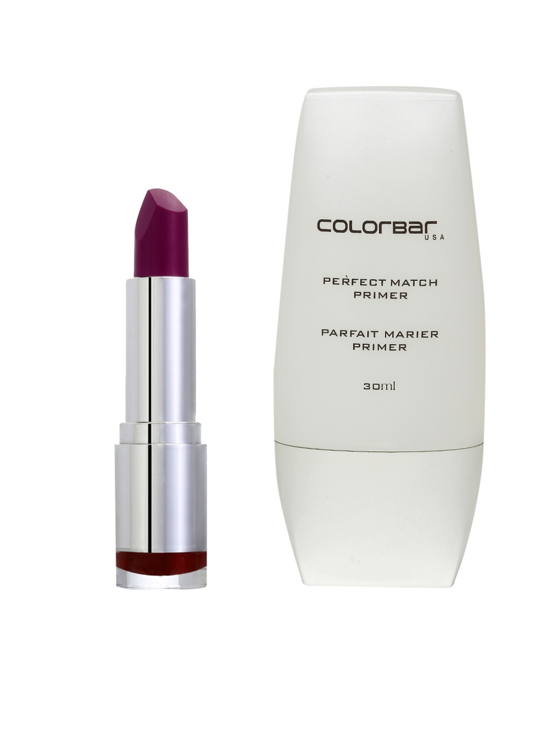 

ColorBar Women Primer & Lipstick Set, White