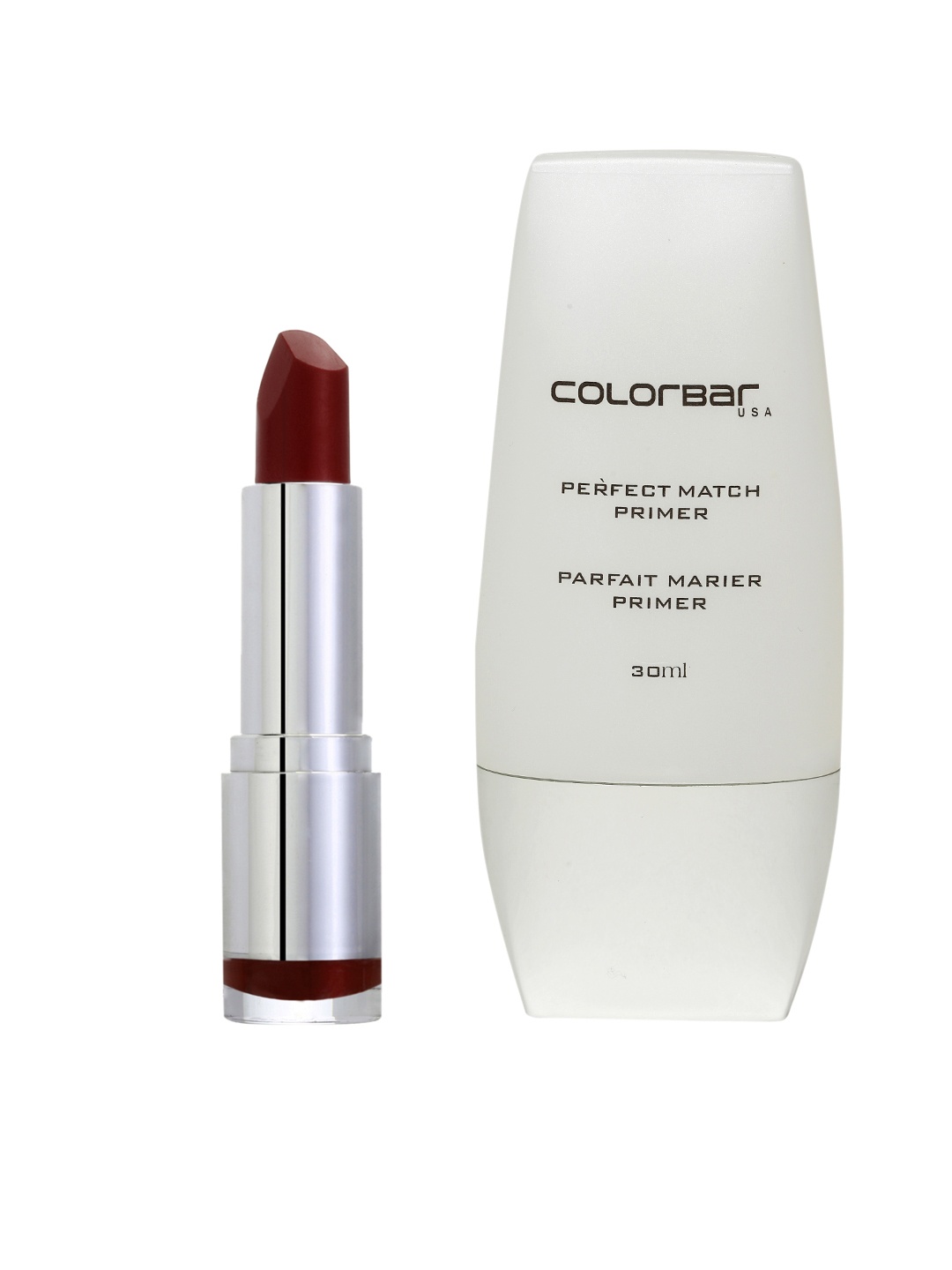 

ColorBar Women Primer & Lipstick Set, White