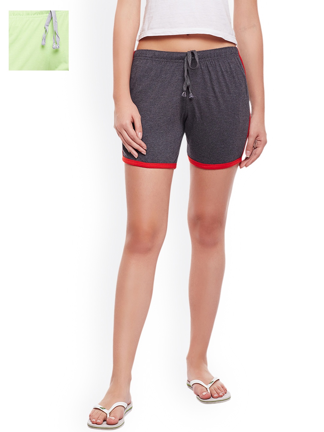 

MACK JONNEY Pack Of 2 Lounge Shorts F7_ANTHRA, Grey