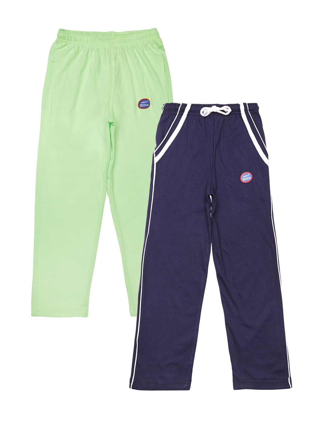 

MACK JONNEY Boys Pack of 2 Slim Fit Track Pants, Navy blue