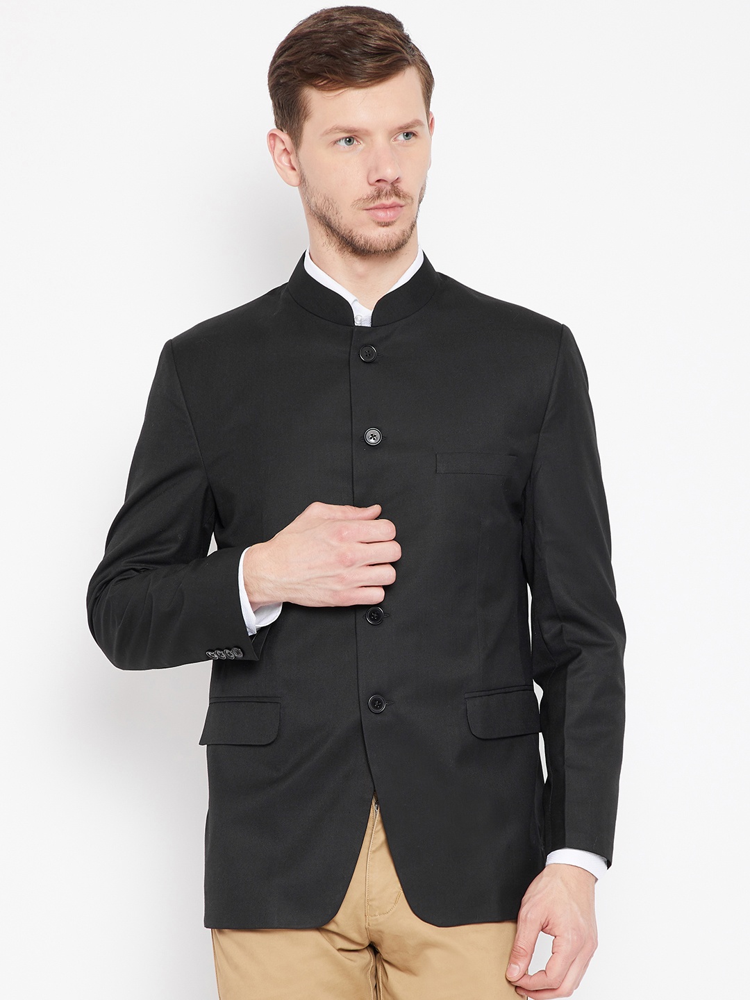 

Shaftesbury London Black Regular Fit Formal Blazer