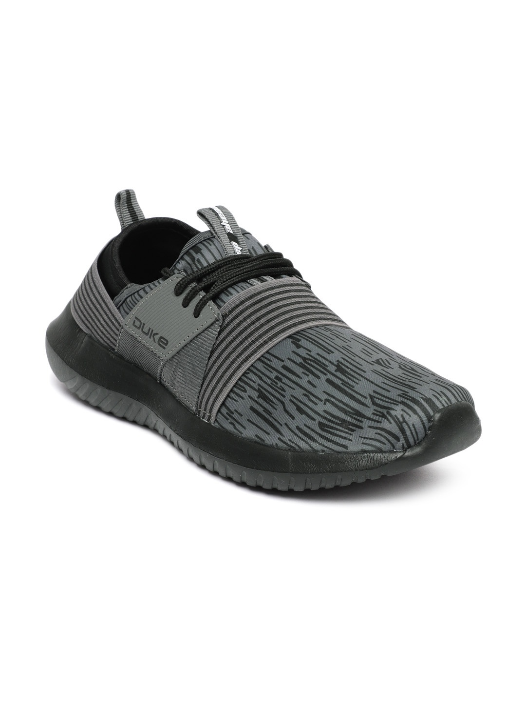 

Duke Men Charcoal Grey Running Shoes
