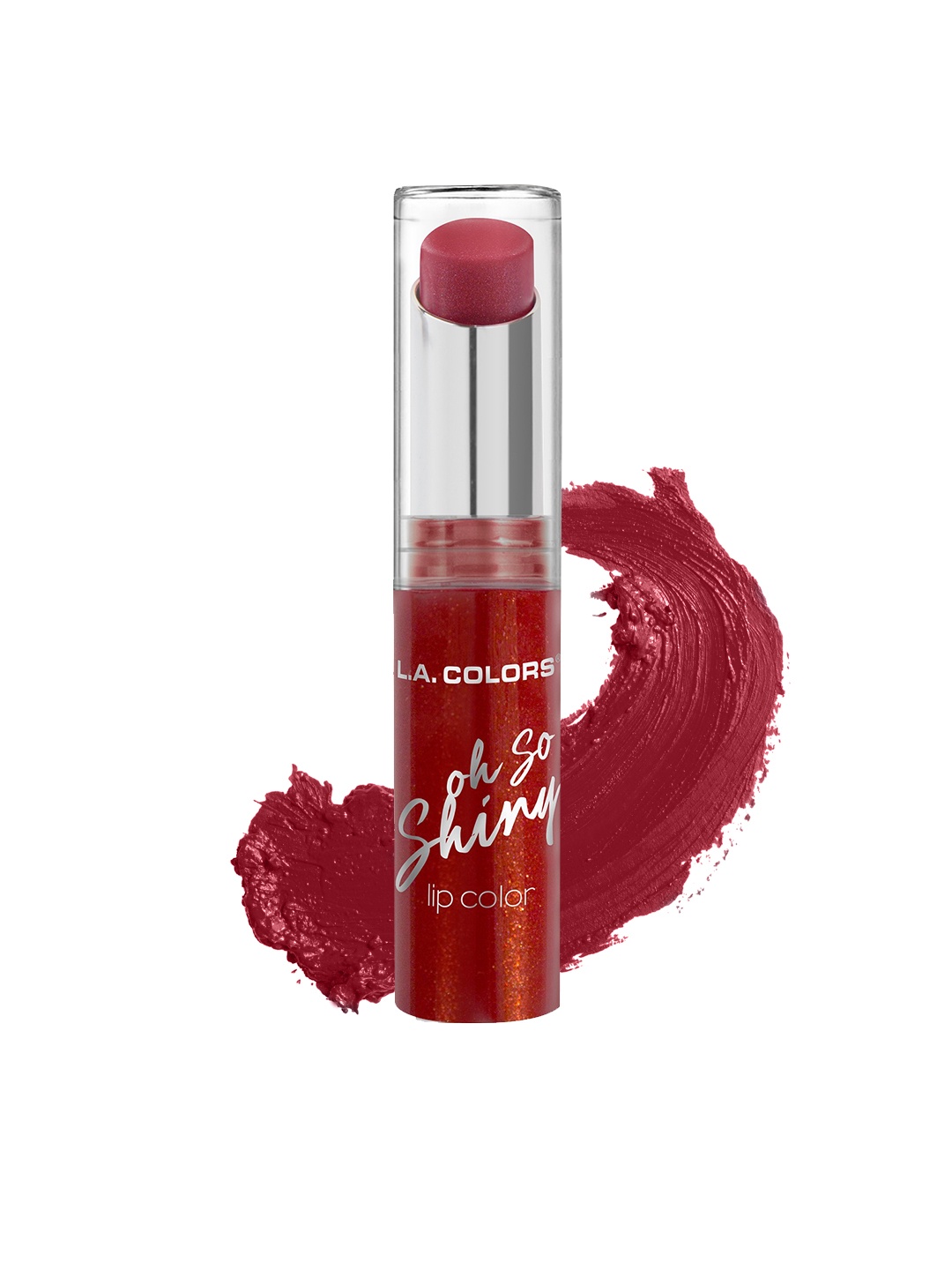 

L.A Colors CLS588 Ablaze Oh So Shiny Lip Color 3g, Red