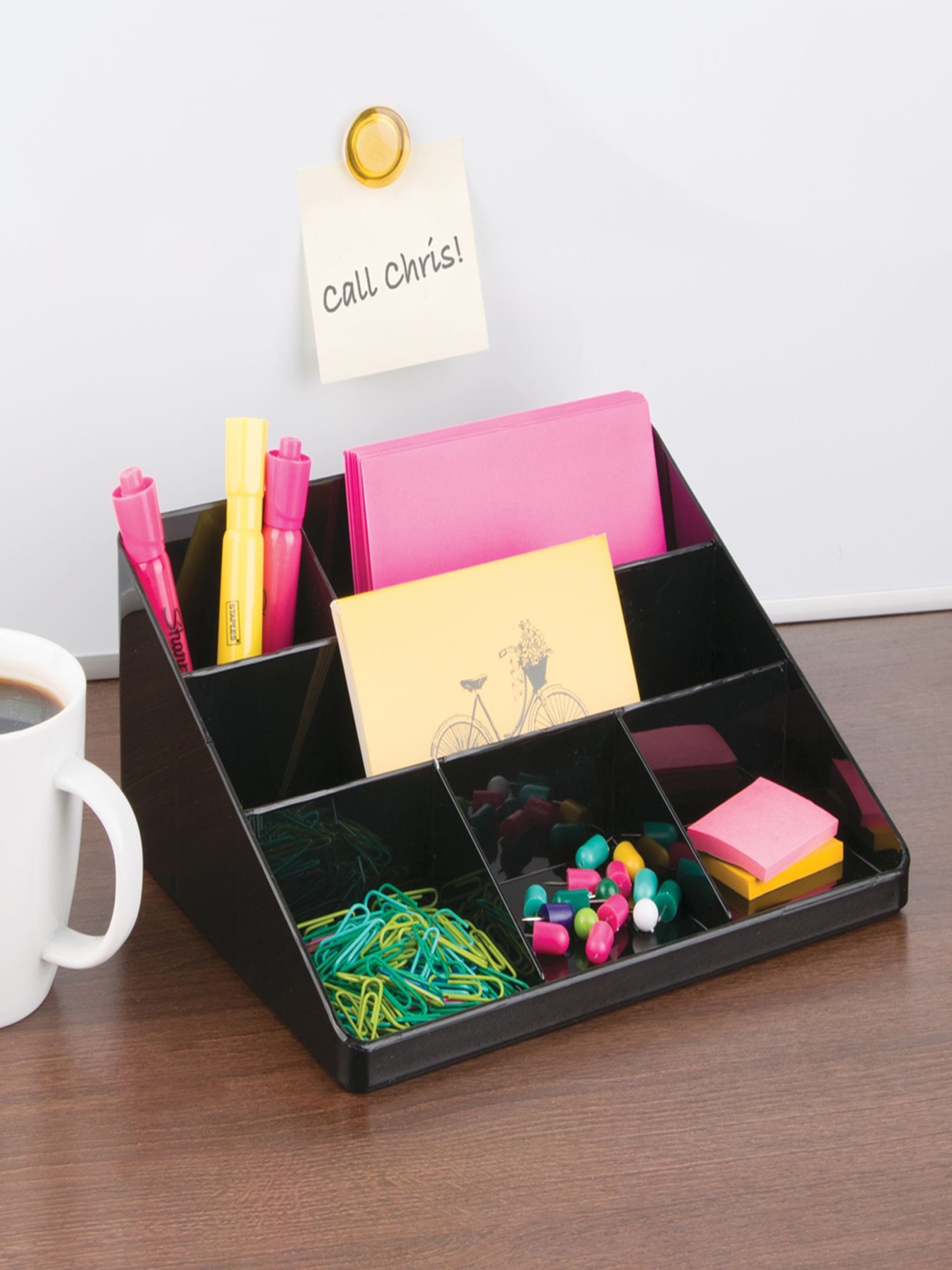 

InterDesign Black Plastic Multipurpose Organiser