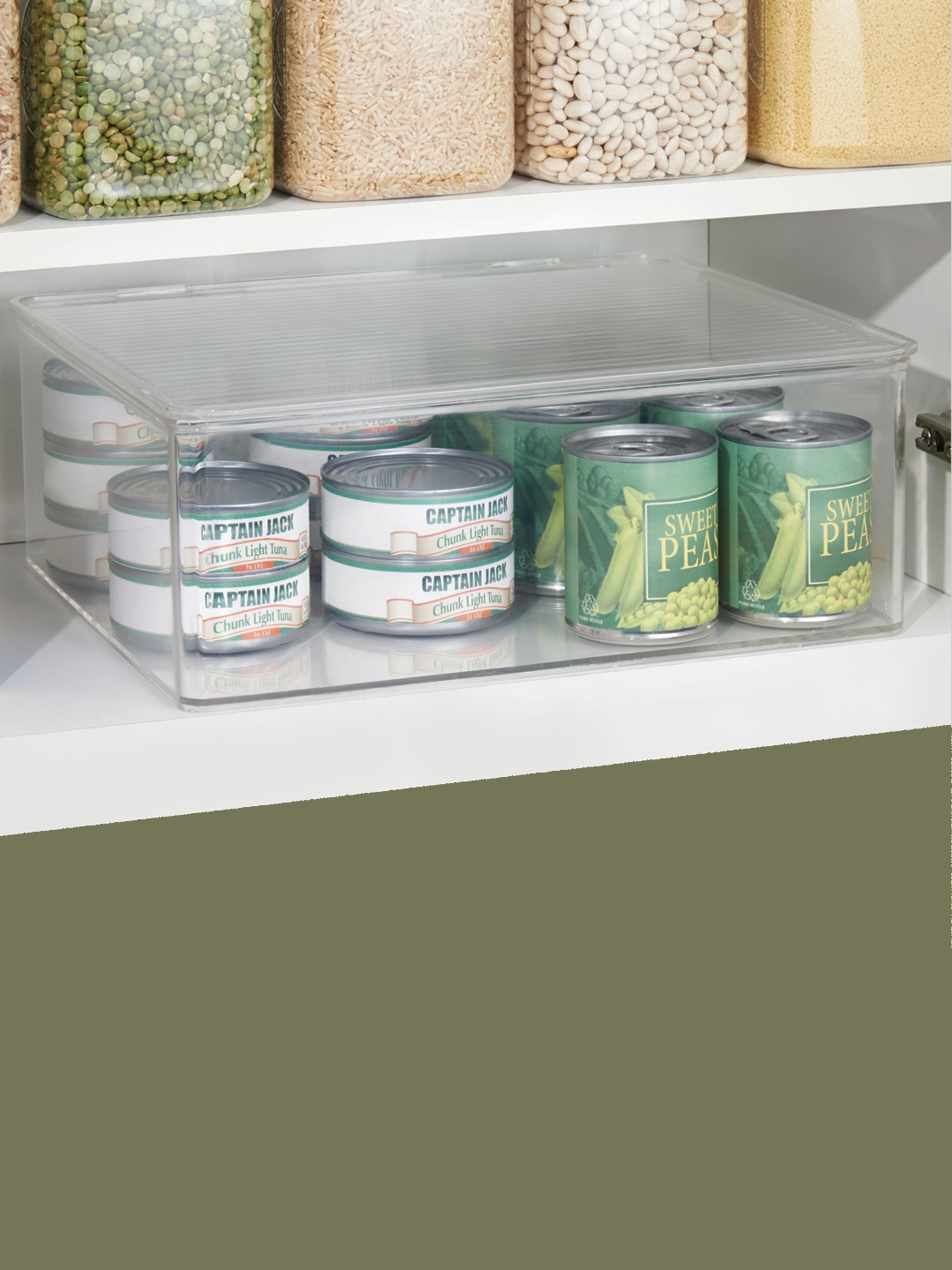 

InterDesign Transparent Plastic Storage Box