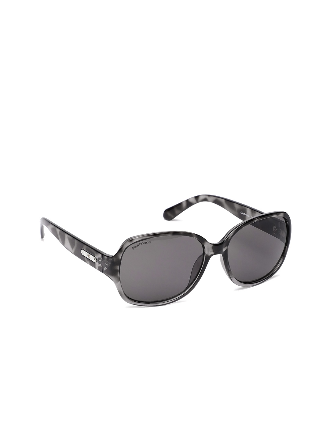 

Fastrack Women Mirrored Butterfly Sunglasses NBC082BK3F, Grey