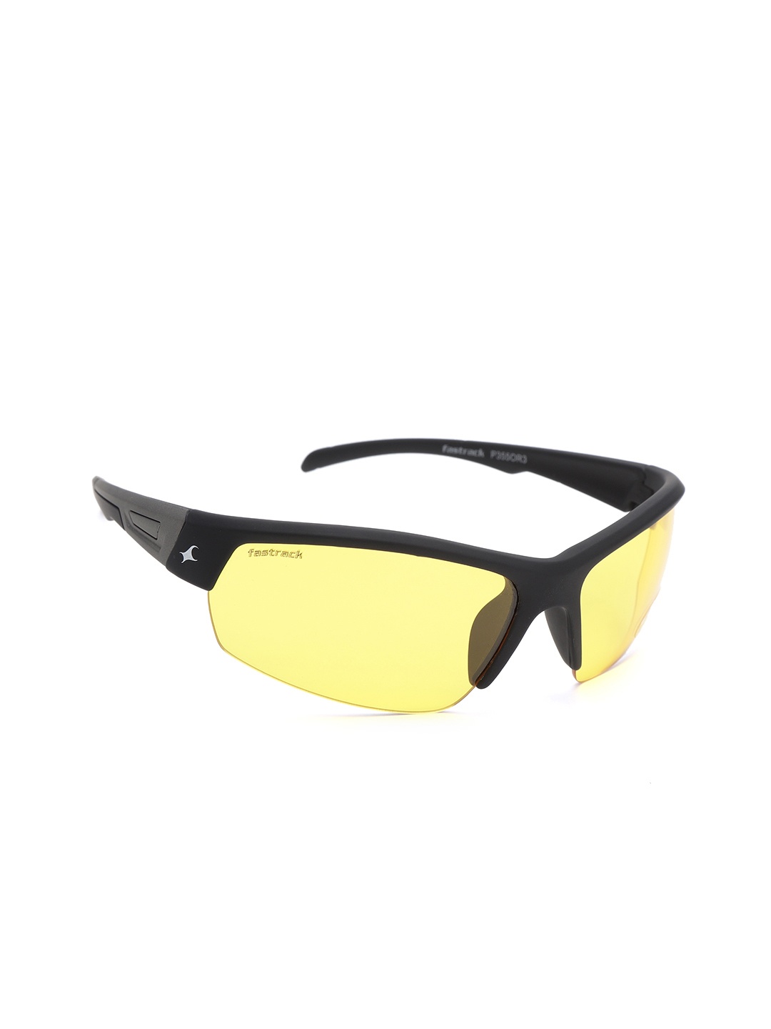 

Fastrack Men Half Rim Sports Sunglasses NBP355OR3, Yellow