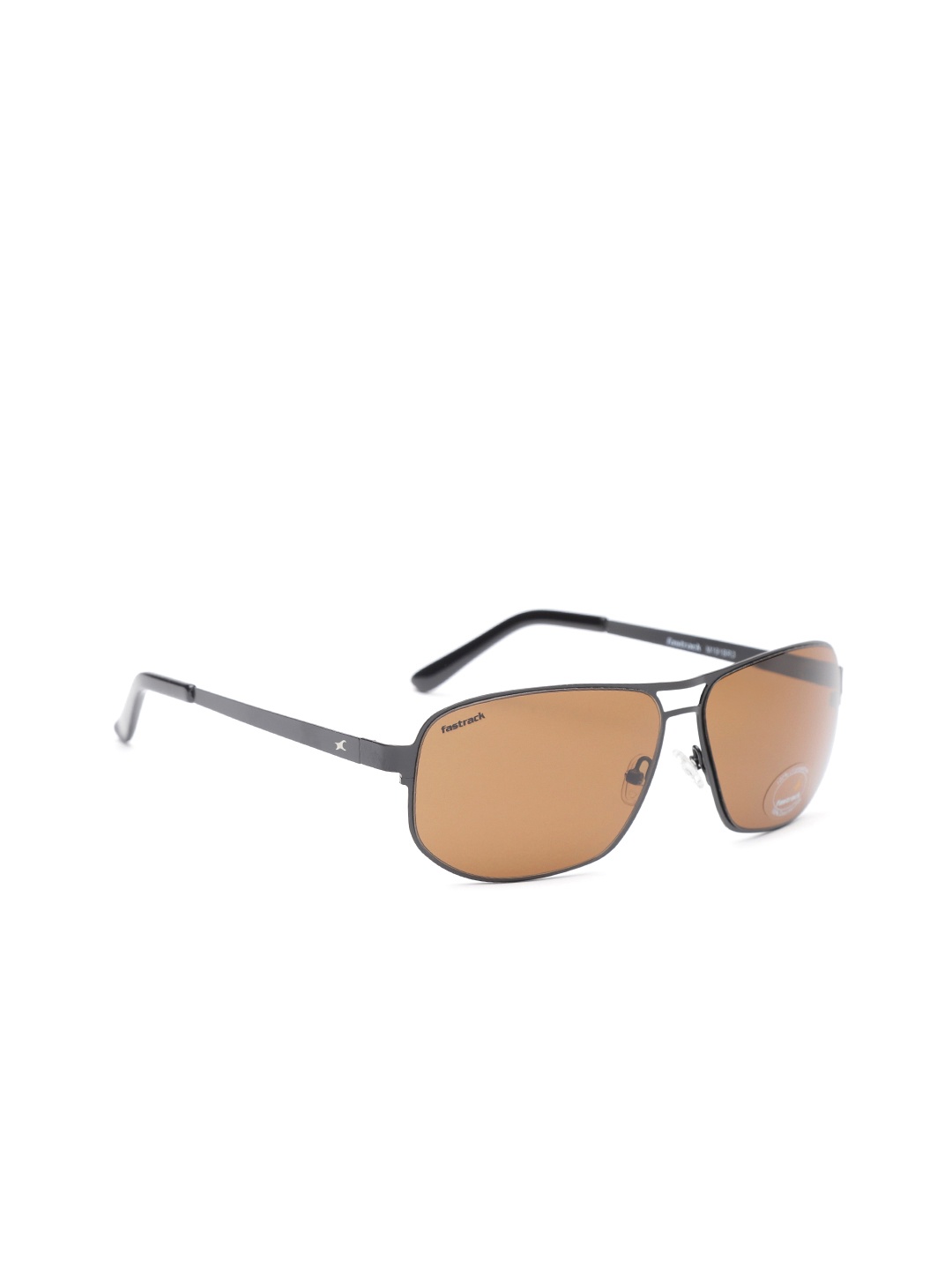 

Fastrack Men Rectangle Sunglasses NBM191BR3, Brown