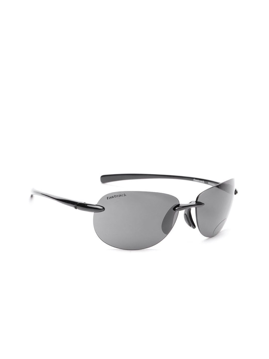 

Fastrack Men Oval Sunglasses NBR054BK1, Grey