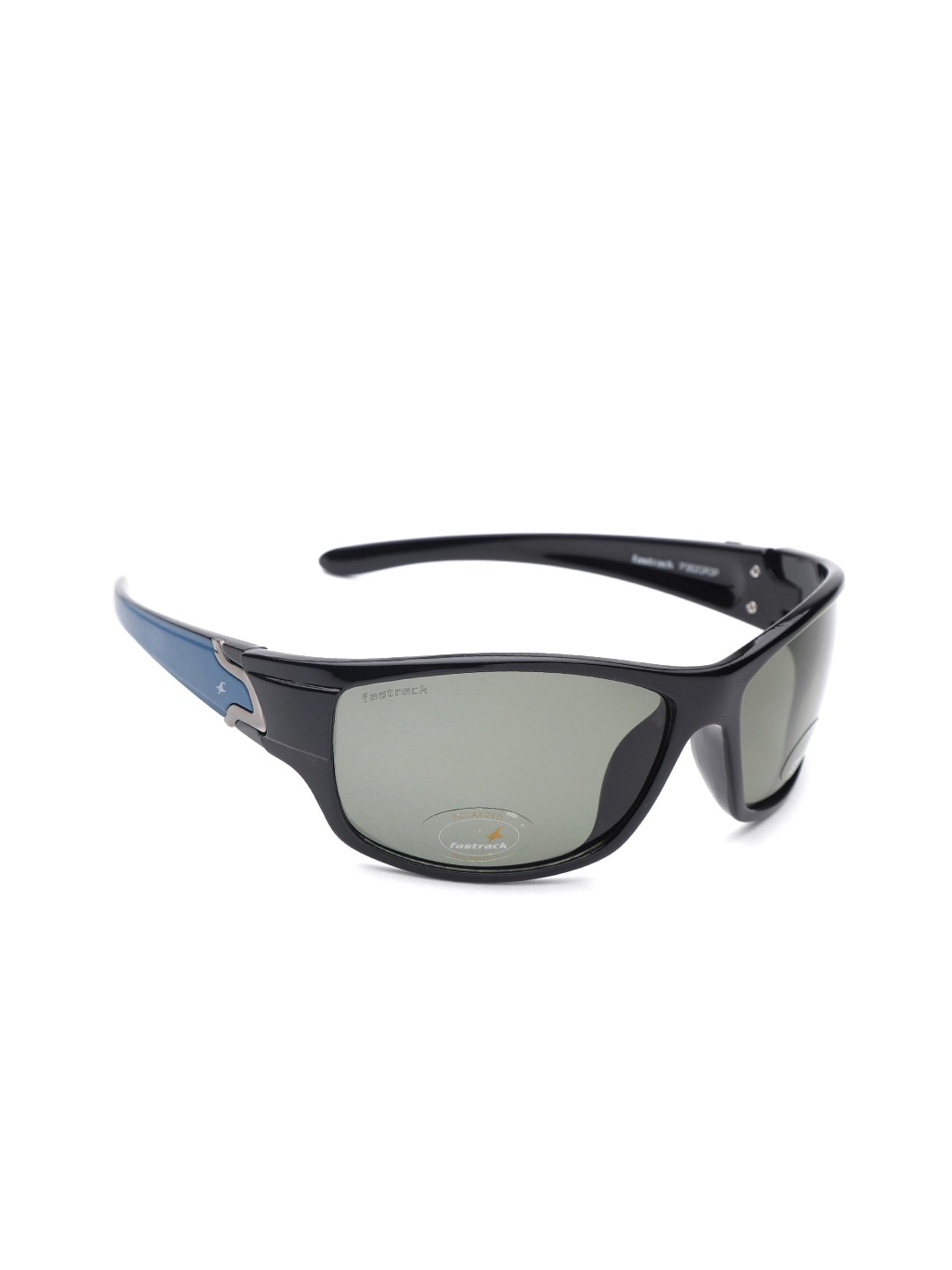 

Fastrack Men Polarised Rectangle Sunglasses NBP382GR3P, Green
