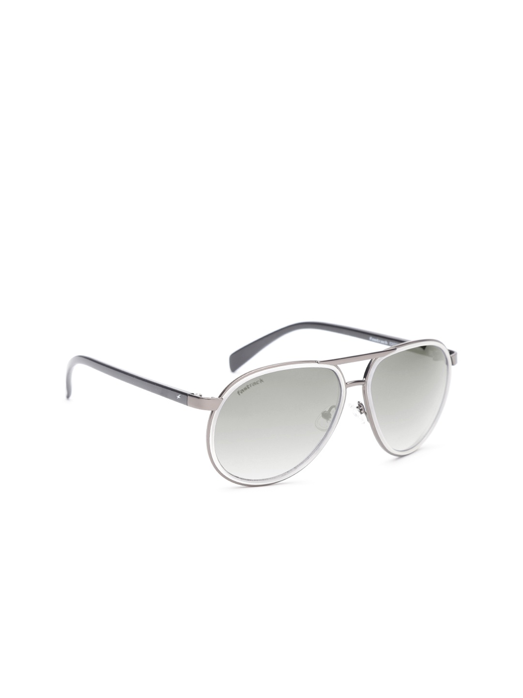 

Fastrack Men Oval Sunglasses NBC072SL1, Grey