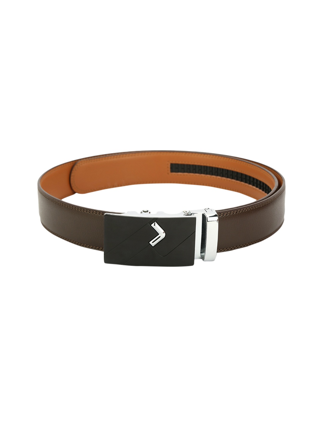 

Pacific Gold Men Brown Solid Belt