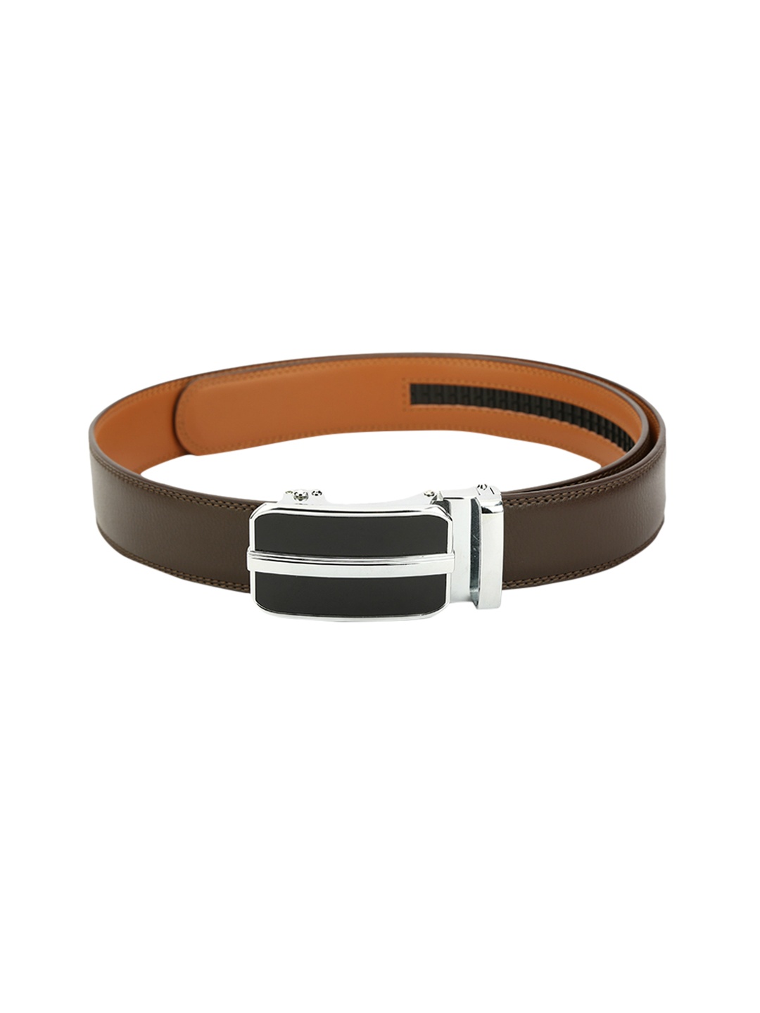 

Pacific Gold Men Brown Solid Belt