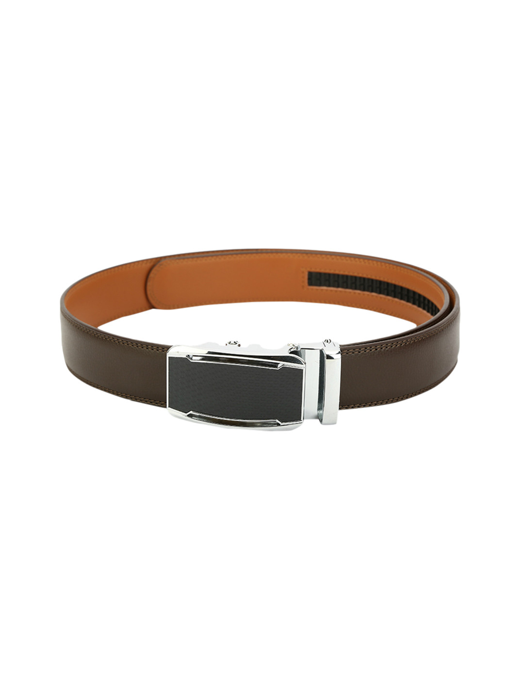 

Pacific Gold Men Brown Solid Belt