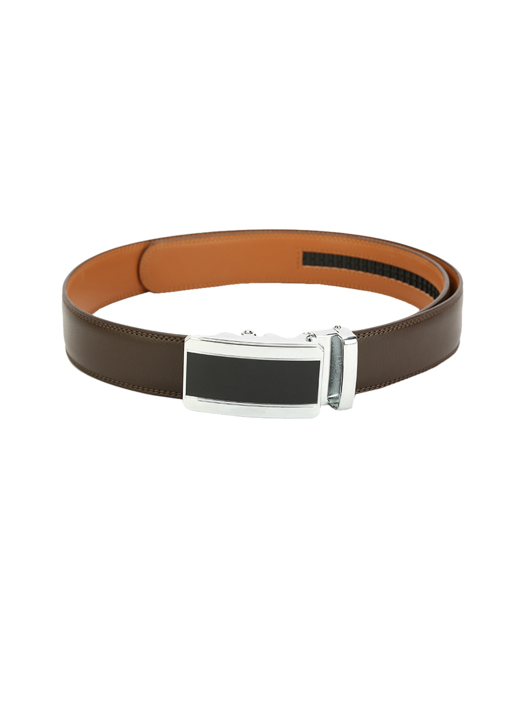 

Pacific Gold Men Brown Solid Belt