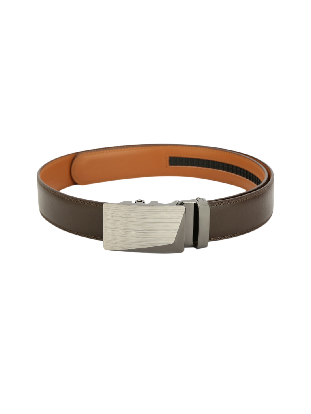 

Pacific Gold Men Brown Solid Belt