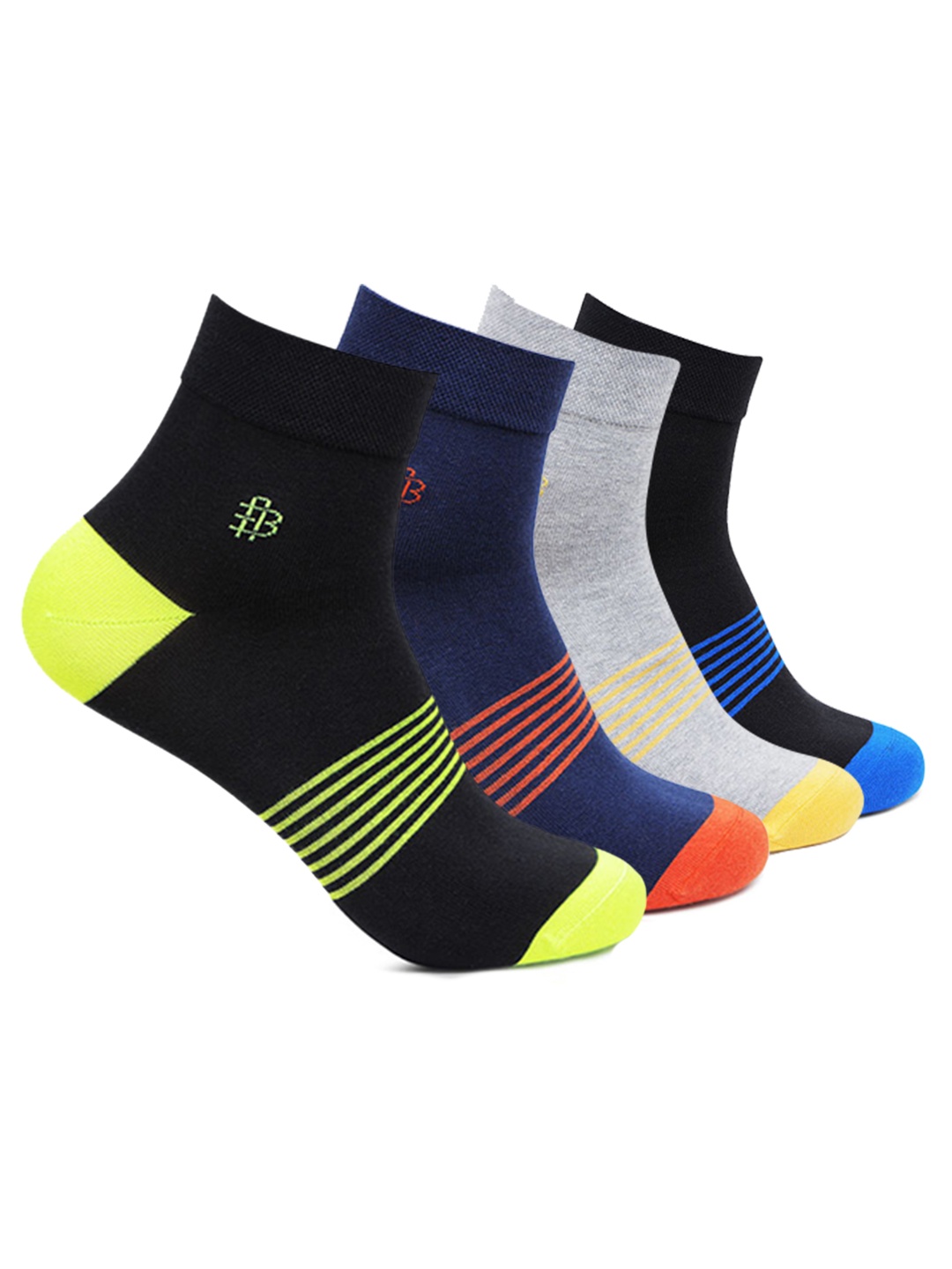 

Bonjour Men Set of 4 Multicoloured Socks, Multi