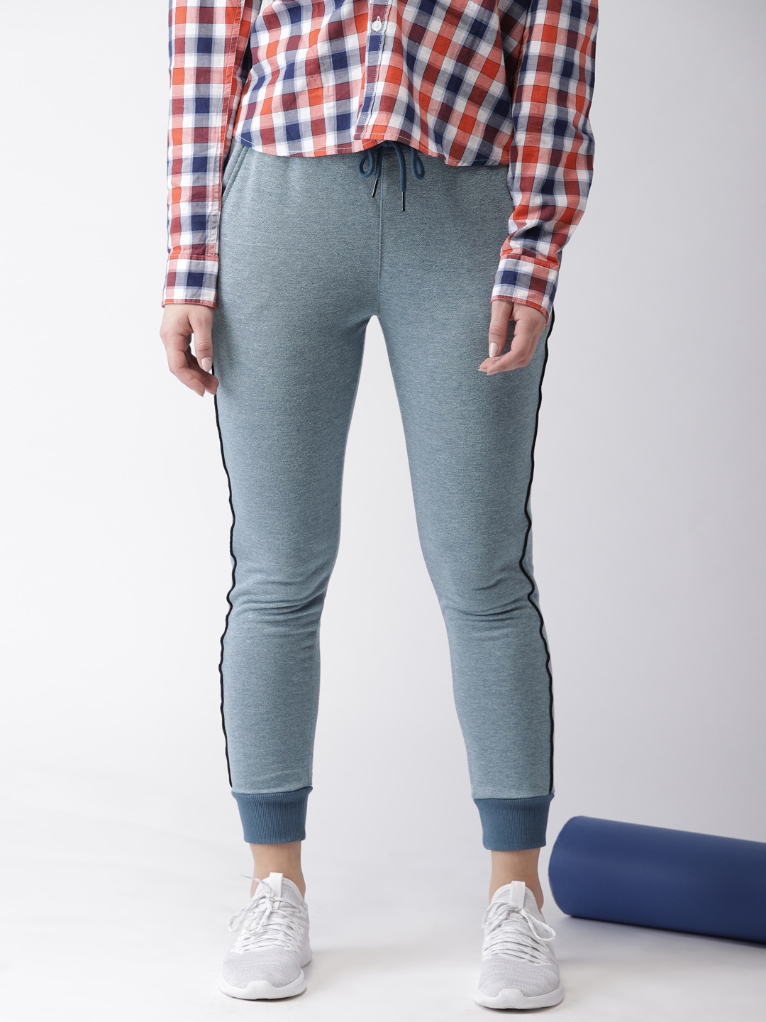 

Harvard Women Blue Solid Joggers