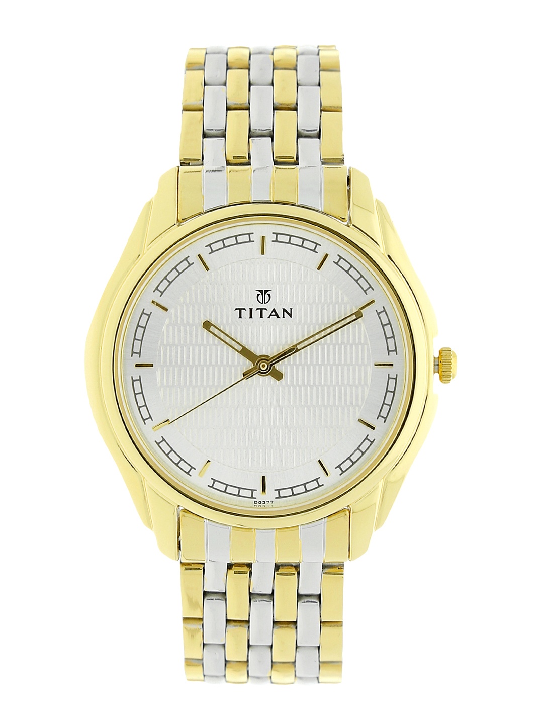 

Titan Men Silver-Toned & Gold-Toned Analogue Watch NK1578BM02