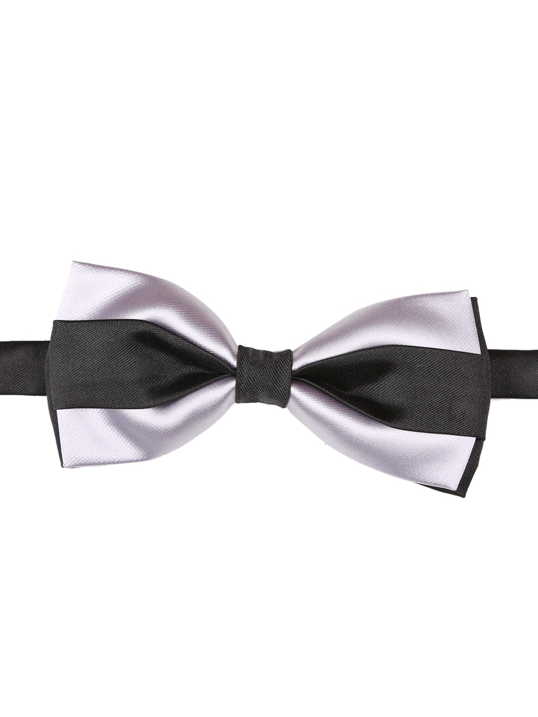 

Tossido Grey & Black Colourblocked Bow Tie