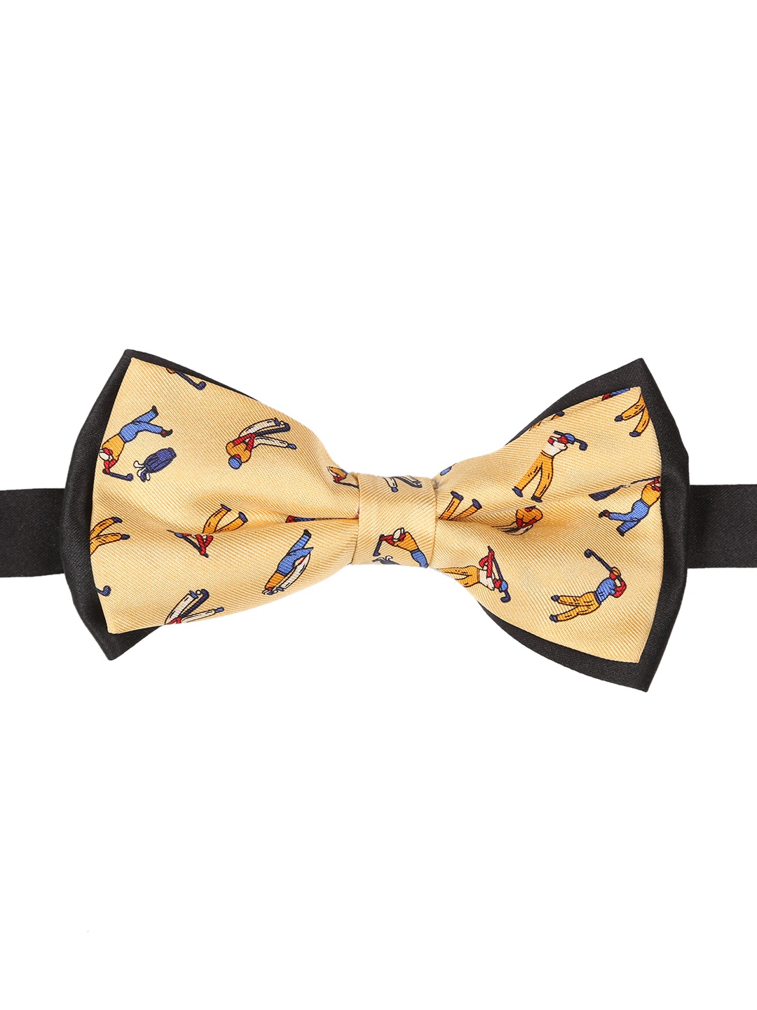 

Tossido Yellow Printed Bow Tie
