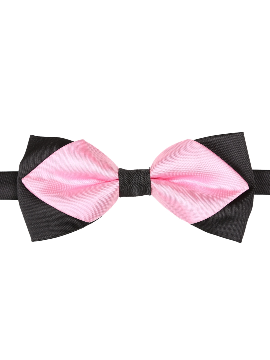 

Tossido Pink & Black Colourblocked Bow Tie