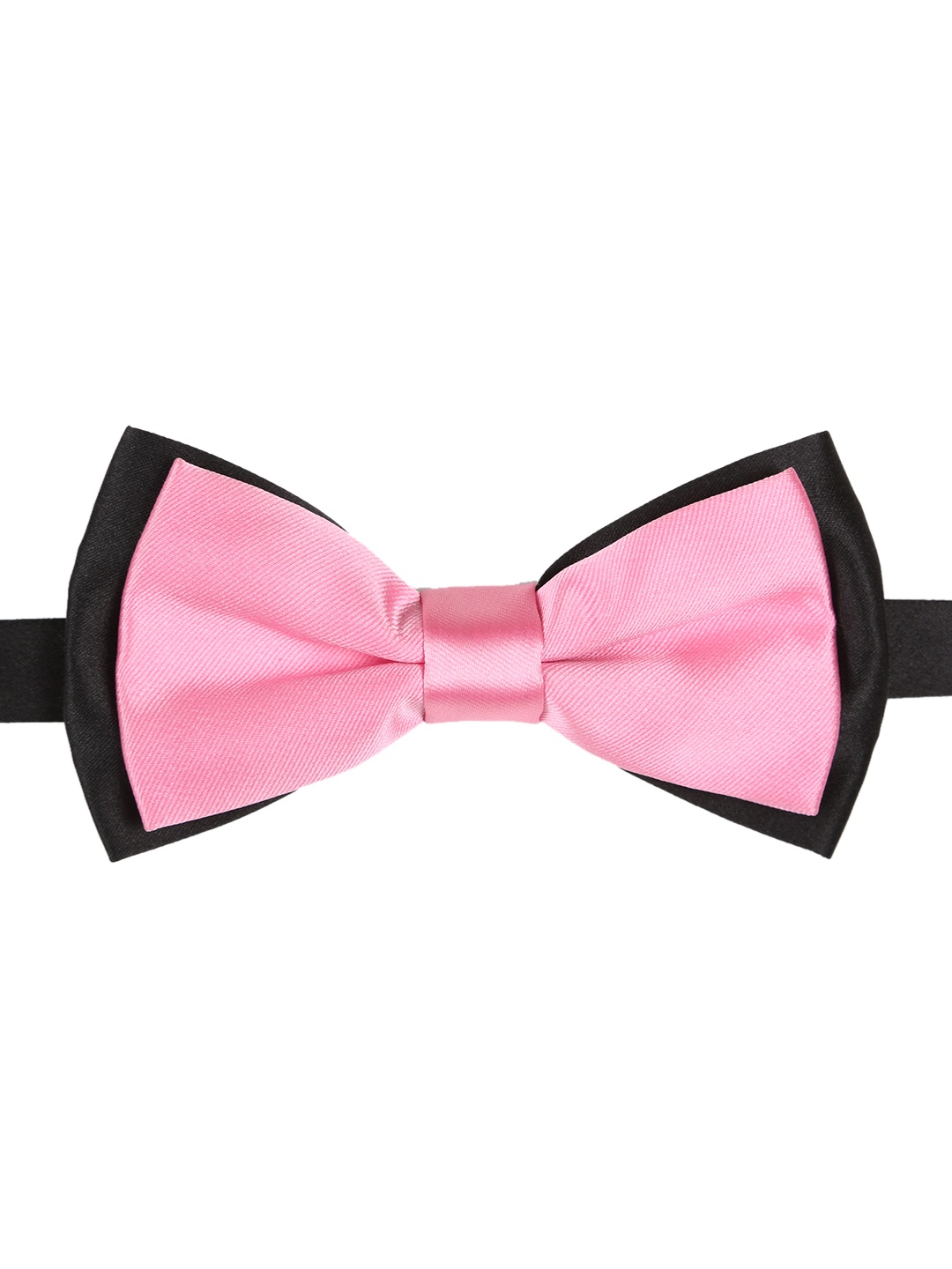 

Tossido Pink & Black Colourblocked Bow Tie