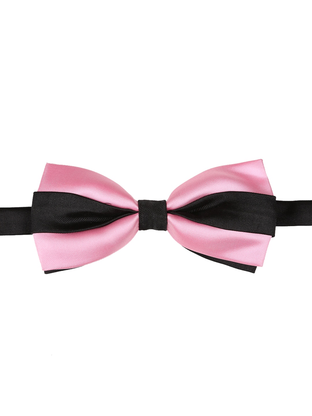 

Tossido Pink & Black Colourblocked Bow Tie